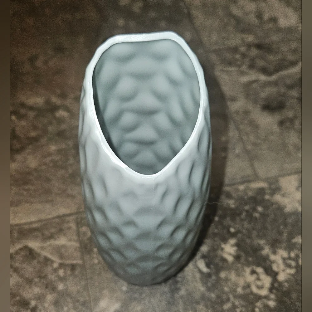 Nordic Style Plastic Vase In Sage Green BNIB